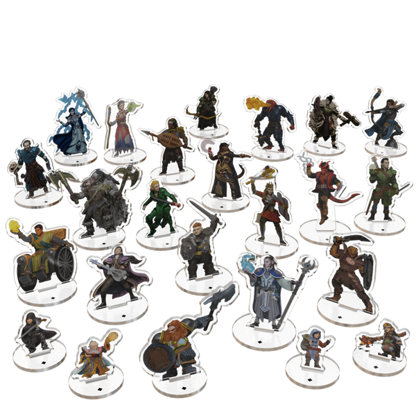 Dungeons & Dragons: Idols of the Realms 2D Set - Wizards & Warriors