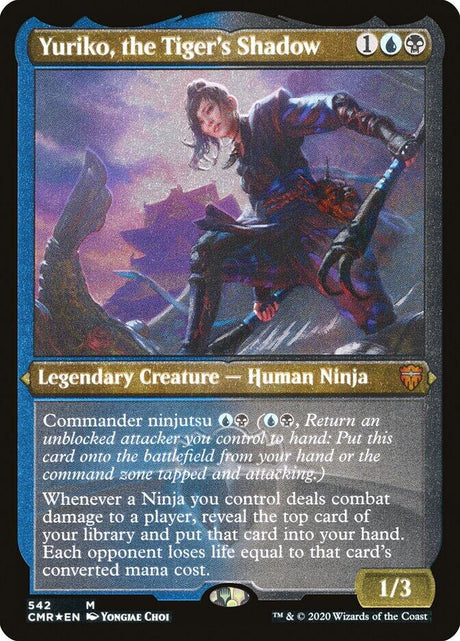 Yuriko, the Tiger's Shadow (Foil Etched)