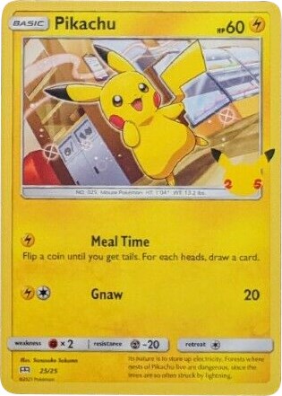 Pikachu - 25/25