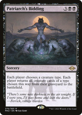 Patriarch's Bidding
