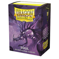 Dragon Shield Sleeves: Standard DUAL- Matte Purple/Soul