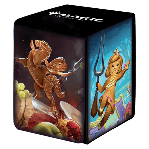 Wilds of Eldraine Food Fight Alcove Flip Deck Box for Magic: The Gathering
