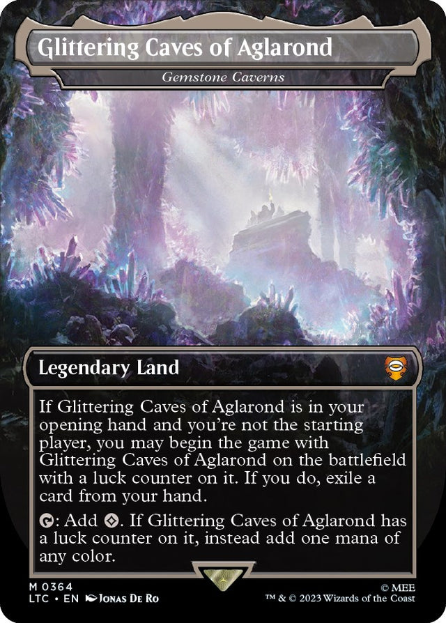 Glittering Caves of Aglarond - Gemstone Caverns (Borderless)