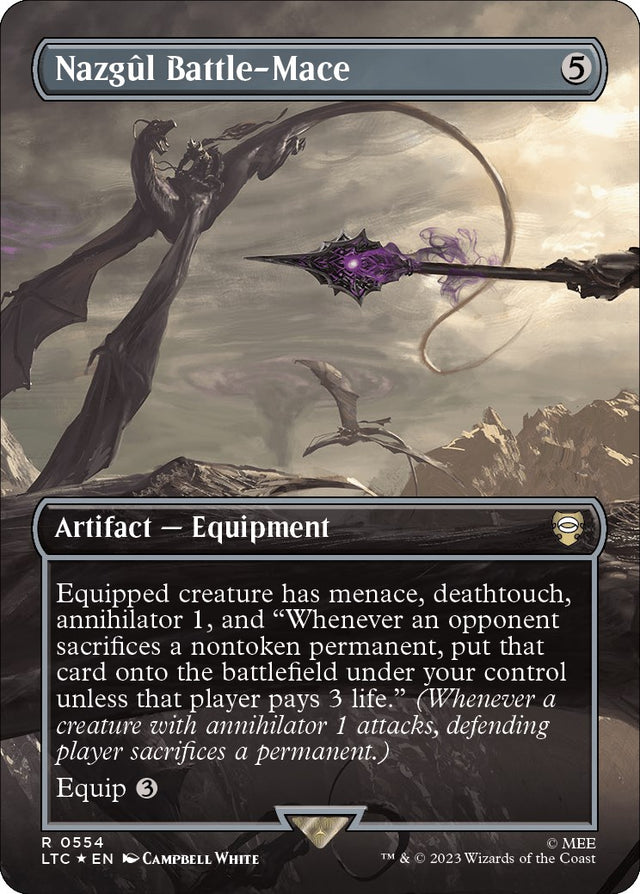 Nazgul Battle-Mace (Borderless) (Surge Foil)