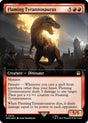 Flaming Tyrannosaurus (Extended Art) (Surge Foil)