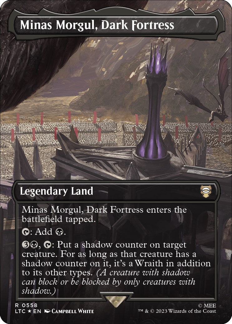 Minas Morgul, Dark Fortress (Borderless) (Surge Foil)