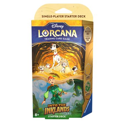 Disney Lorcana: Into the Inklands Starter Deck | Amber + Emerald