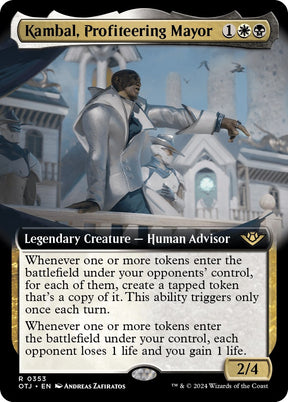 Kambal, Profiteering Mayor (Extended Art)