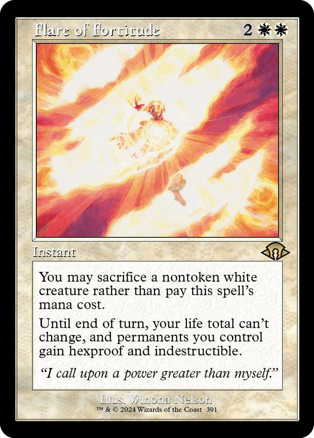 Flare of Fortitude (Retro Frame)