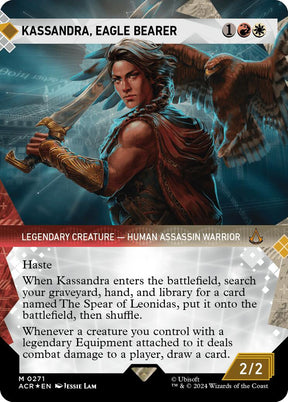 Kassandra, Eagle Bearer (Showcase) (Textured Foil)