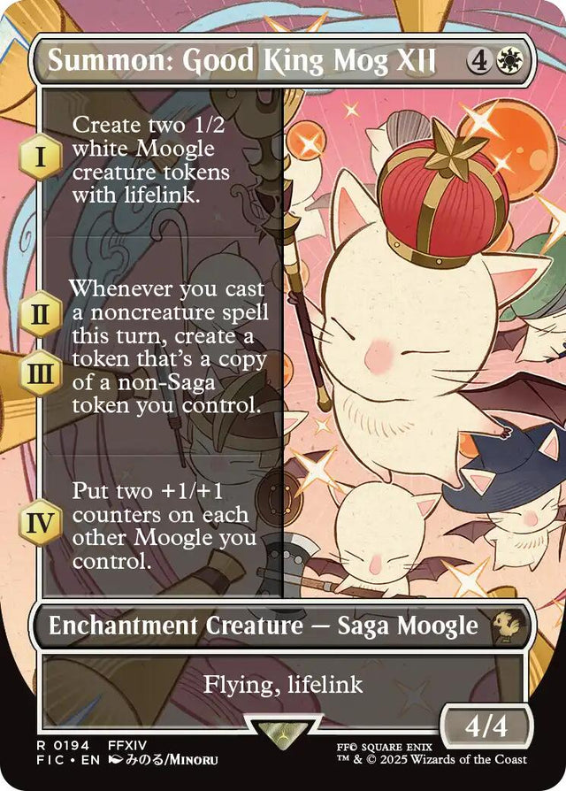 Summon: Good King Mog XII (Borderless)