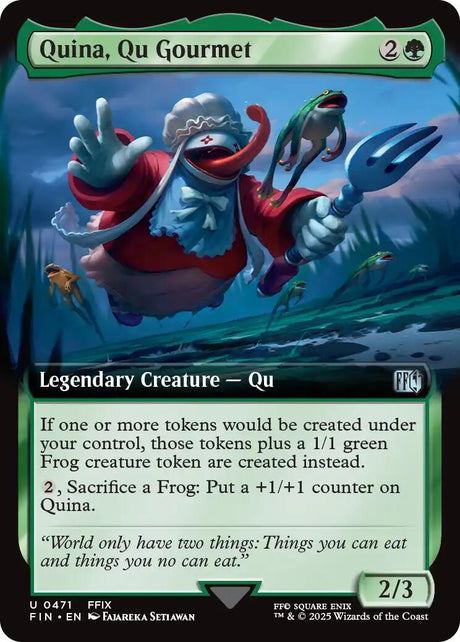 Quina, Qu Gourmet (Extended Art)