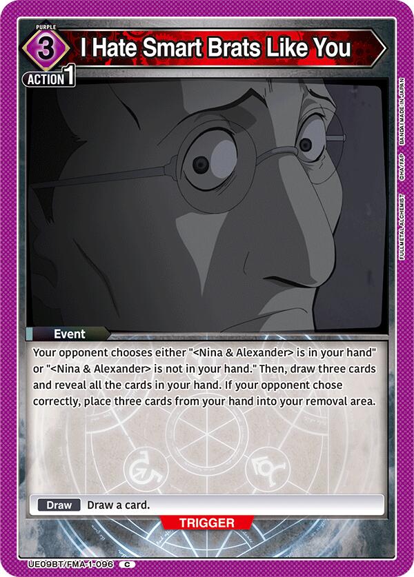 I Hate Smart Brats Like You [UE09BT - UE09BT/FMA-1-096]
