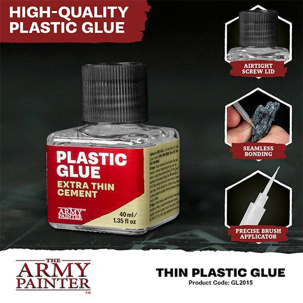 Glue: Plastic Glue- Extra Thin Cement, 40oz