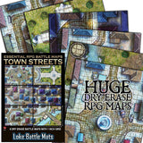 Battle Mat: Essential RPG Battle Maps Town- Streets