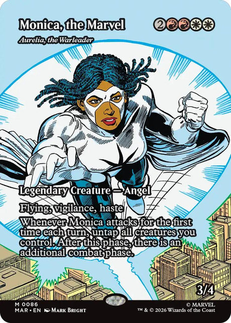 Monica, the Marvel - Aurelia, the Warleader (Borderless)
