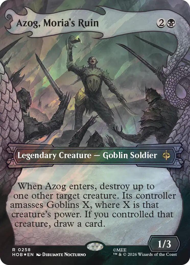 Azog, Moria's Ruin (Showcase) (Surge Foil)