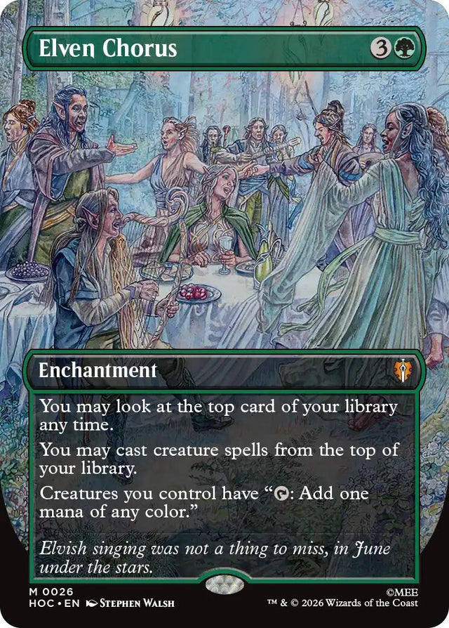 Elven Chorus (Borderless)