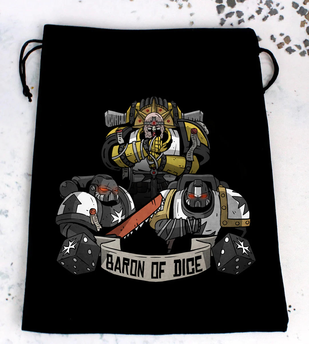 Premium Black Dice Bag | Knights Templar
