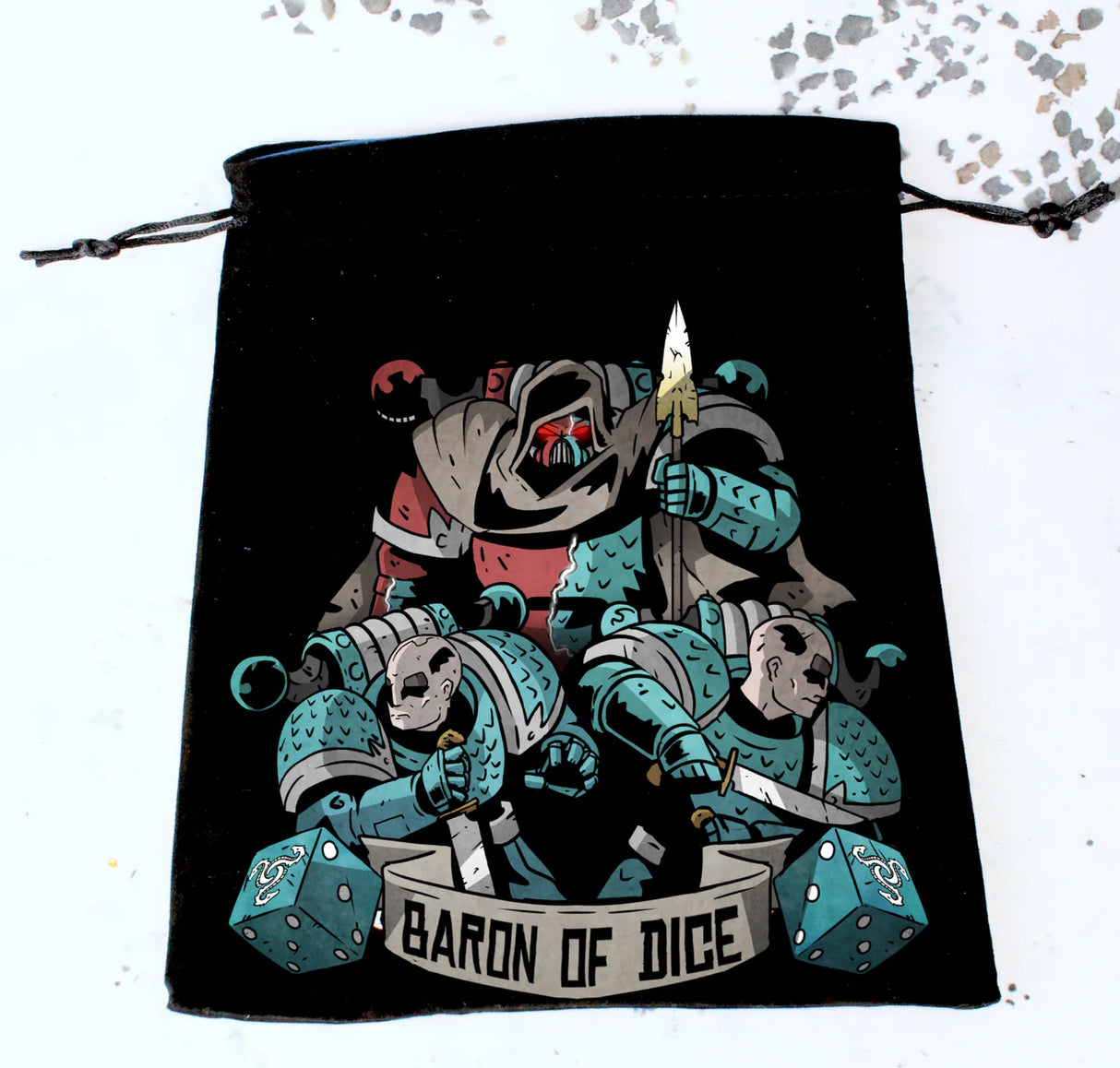 Premium Black Dice Bag | Hydra