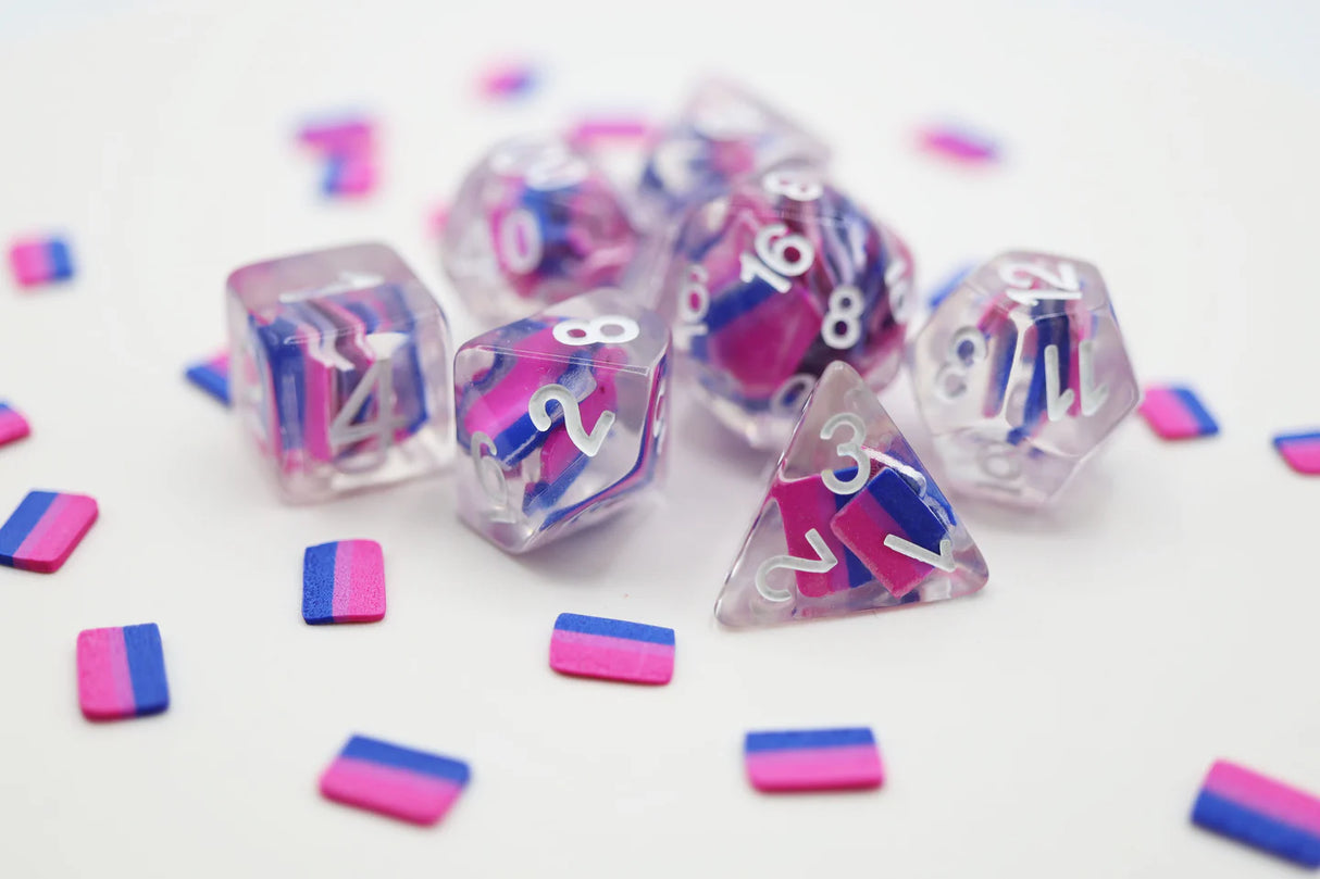 Bisexual Flag RPG  Dice Set