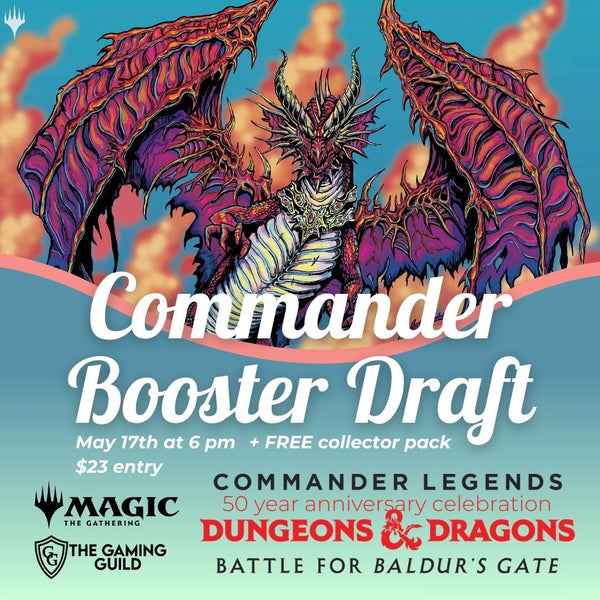 Battle for Baldur's Gate - 50th Anniversary Edition Commander Booster Draft + FREE Collector pack