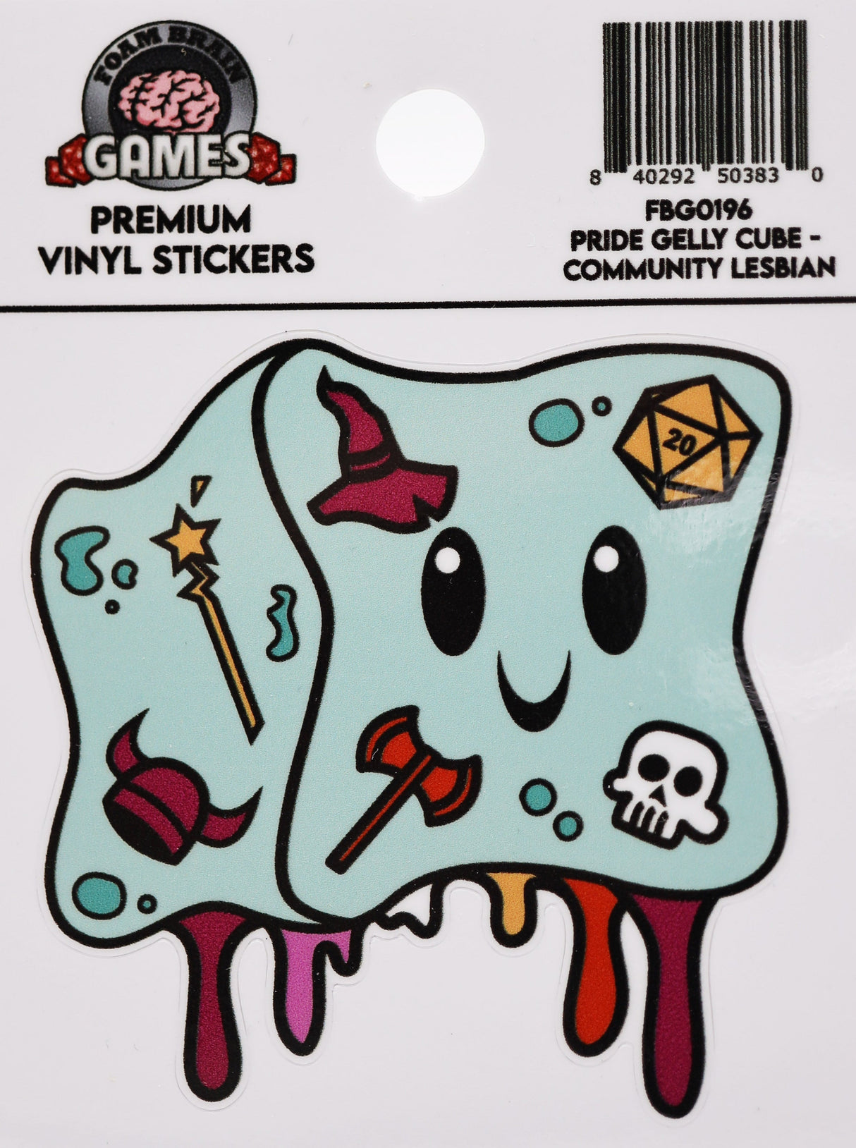Pride Gelly Cube Sticker