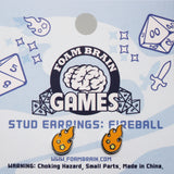 Foam Brain: Stud Earrings