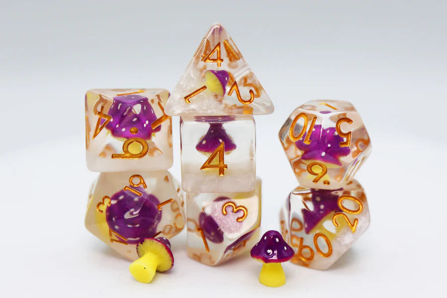 Mushroom RPG Dice Set