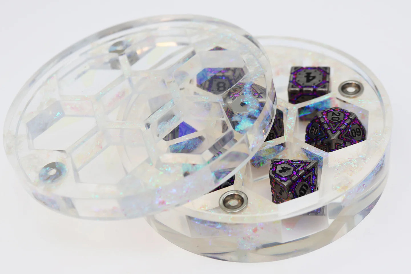 Sharp Edge Resin Dice  Vault - Ethereal Clouds