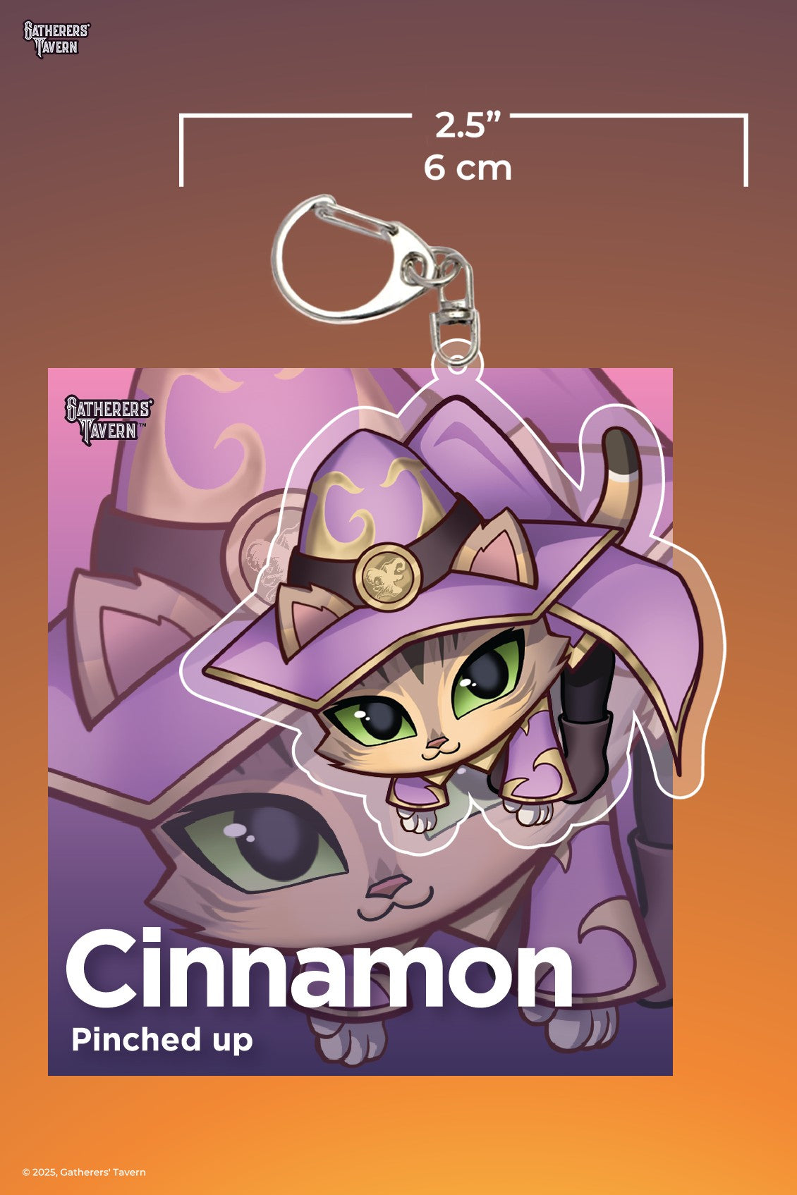Gatherer's Tavern Keychain - Cinnamon
