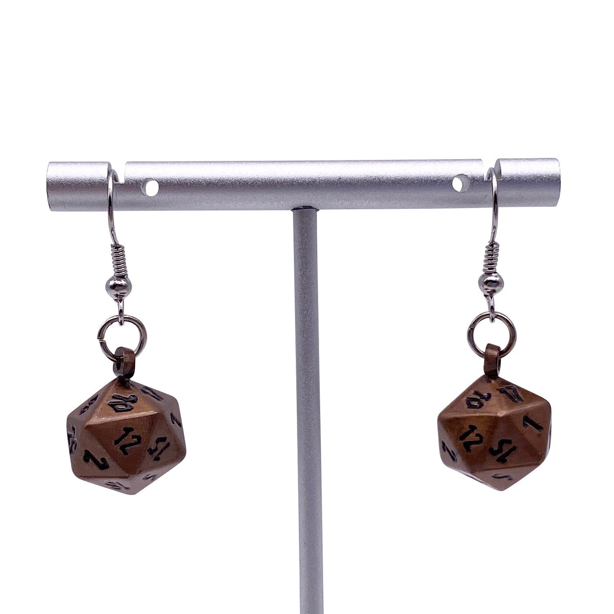 Ioun Stone D20 Dice Earrings by Norse Foundry
