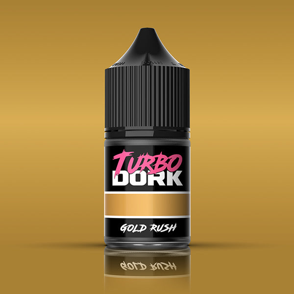 Paint: Metallic Acrylic- Gold Rush, 22ml.