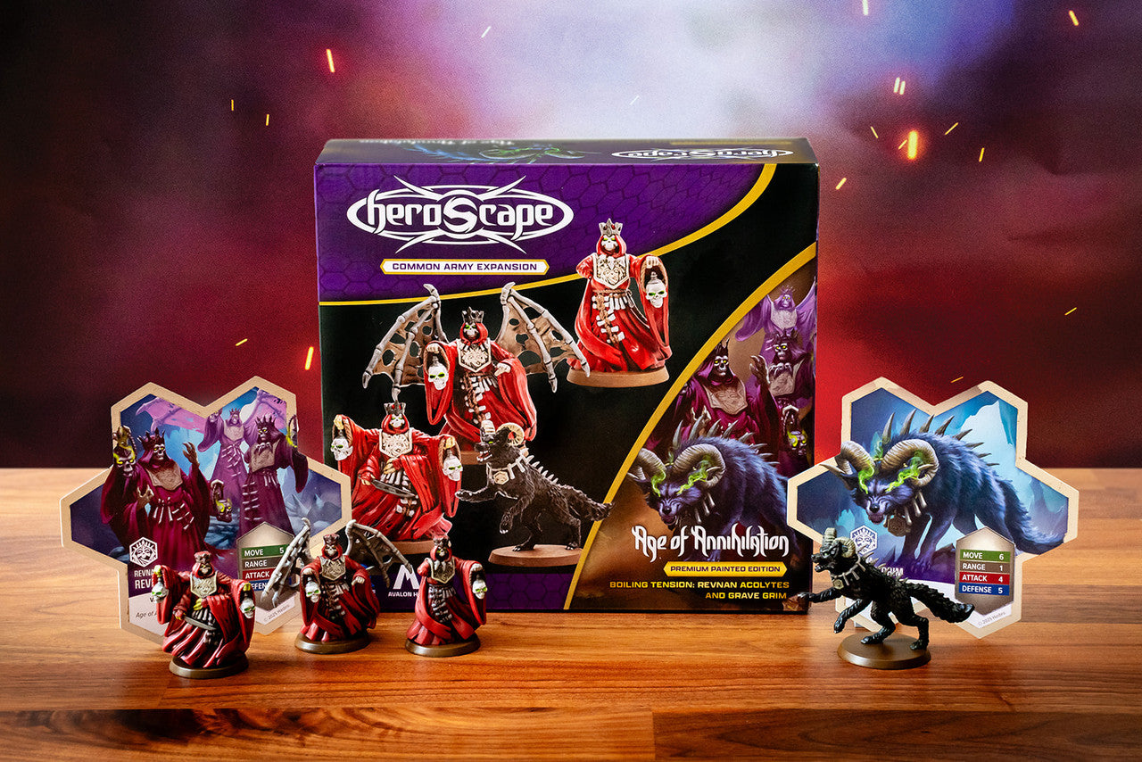 Heroscape: Revnan Acolytes & Grave Grim Common Army Expansion Painted