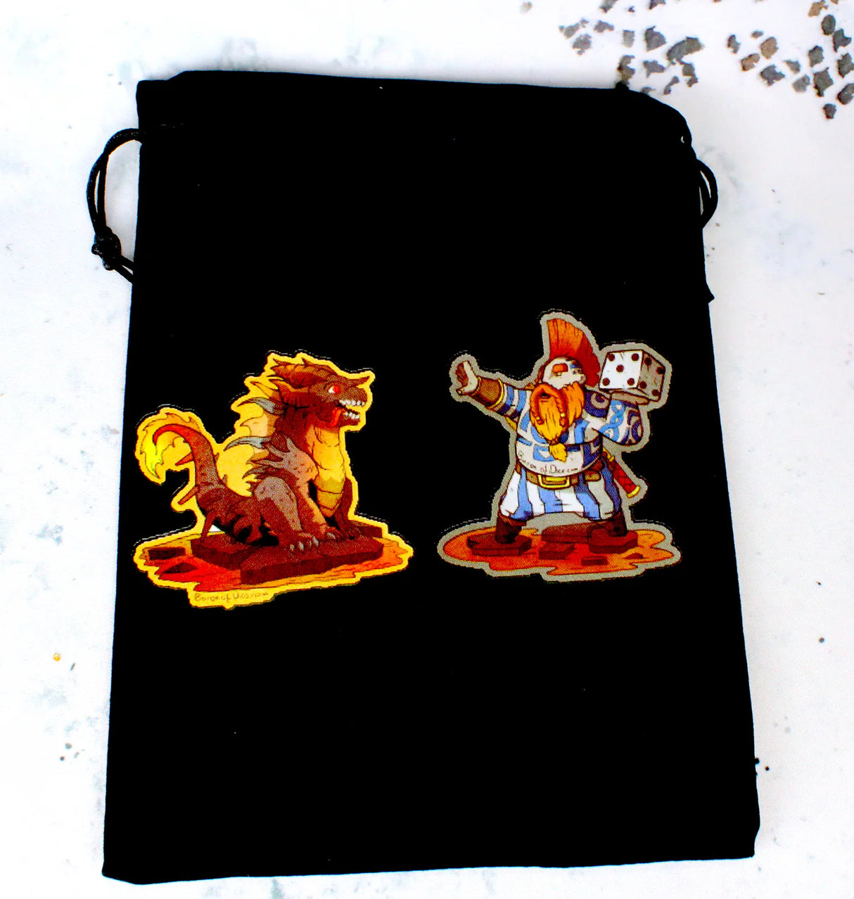 Premium Black Dice Bag | Dwarven Hero