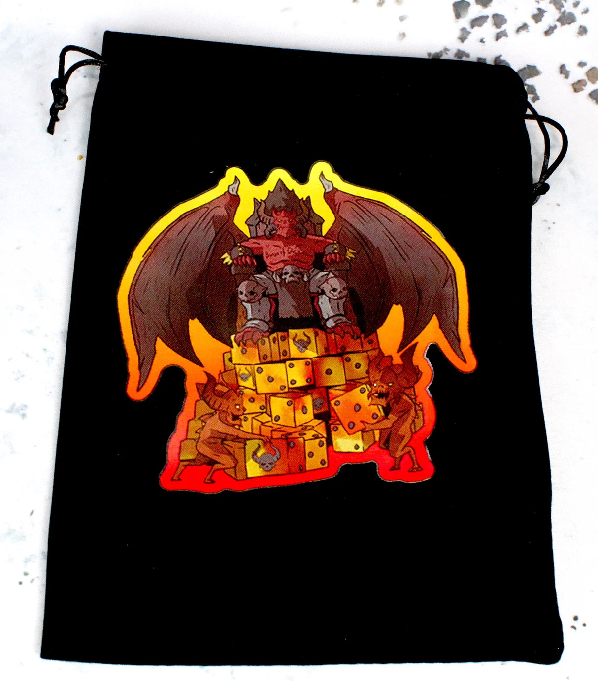 Premium Black Dice Bag | Dice Throne