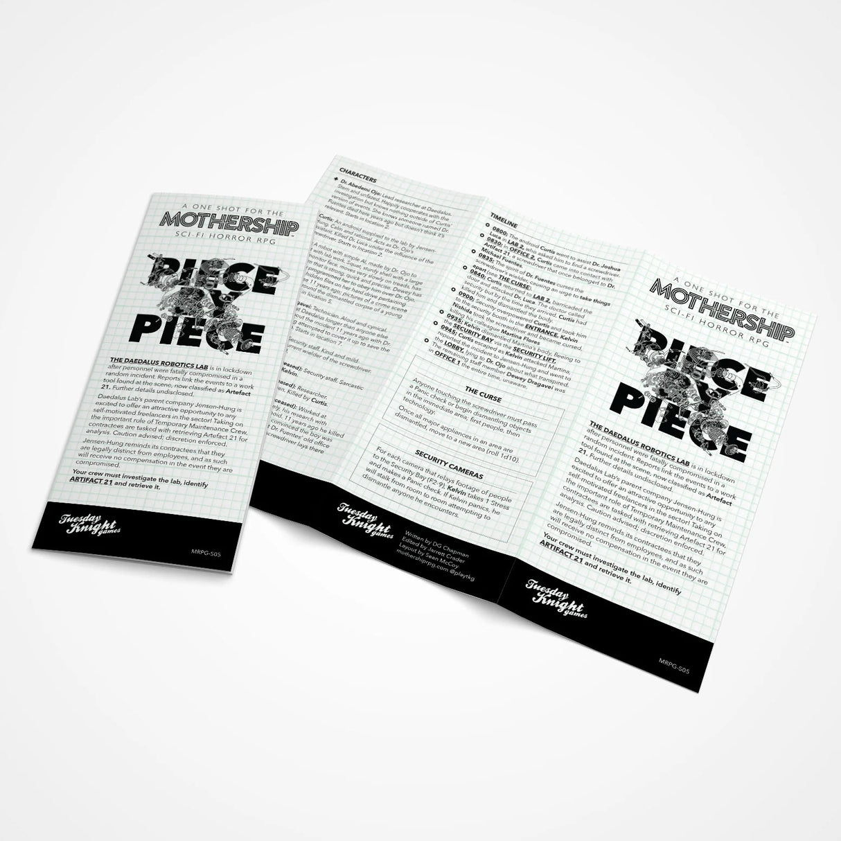 Mothership RPG: Piece by Piece