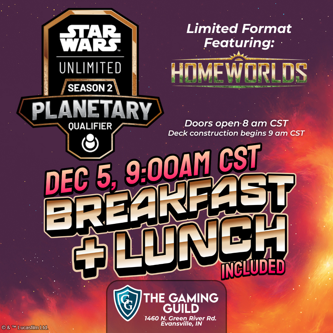 Star Wars™: Unlimited - Homeworlds Planetary Qualifier at The Gaming Guild