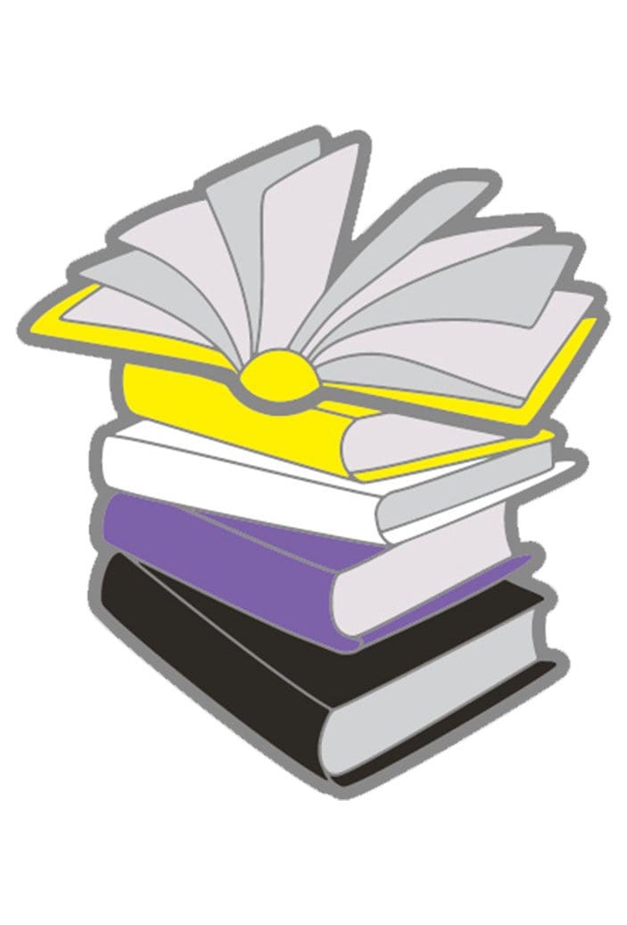 Pride Books Pin