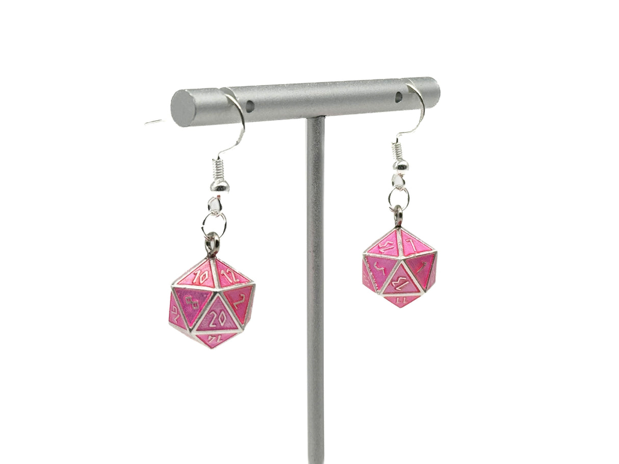 Ioun Stone D20 Dice Earrings by Norse Foundry