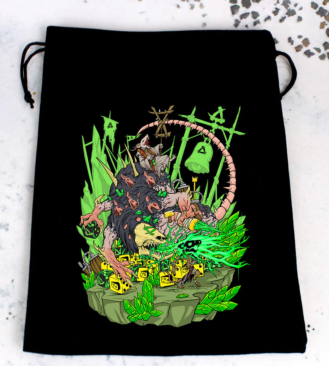 Premium Black Dice Bag | My My Cheese!