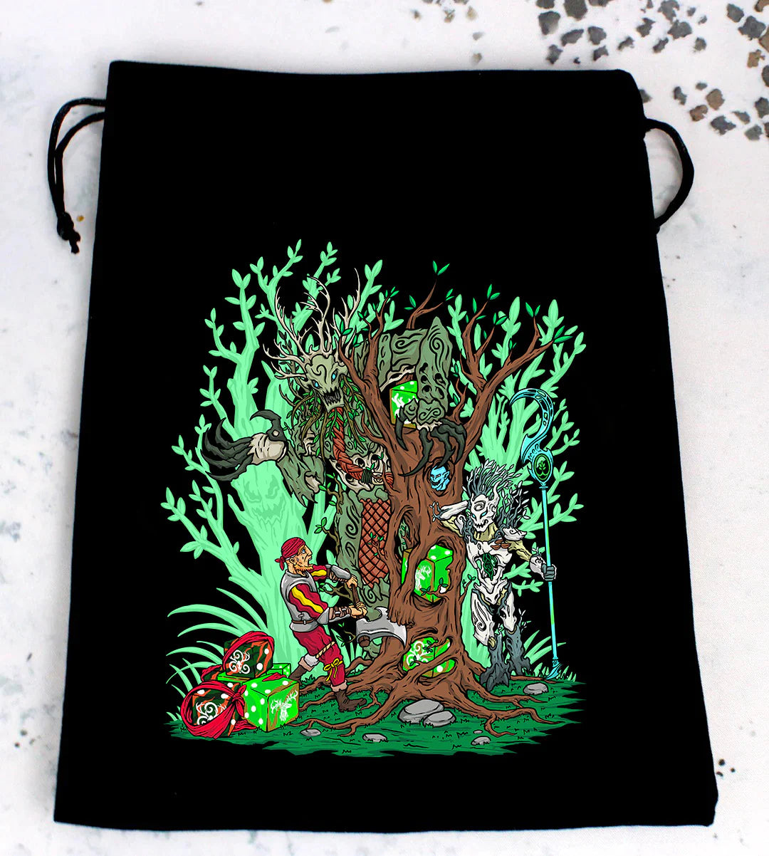 Premium Black Dice Bag | Tree Lords