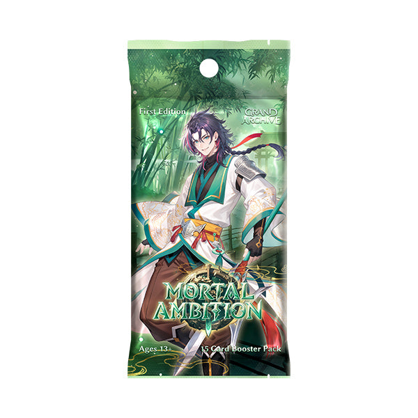 Grand Archive TCG: Mortal Ambition- Booster, 1st Edition Pack