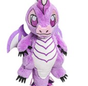 D&D 3" Plush Charms- Gem Wyrmling, 50th Anniversary