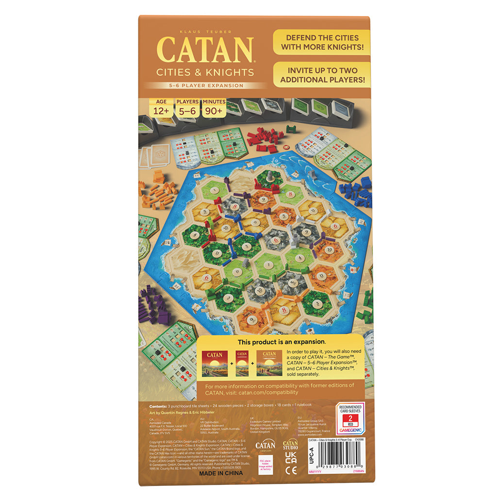 CATAN – Cities & Knights - 5-6 Player Expansion