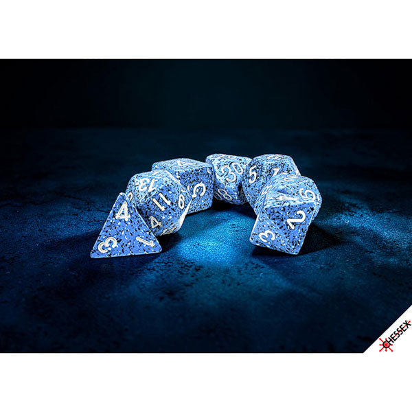 Polyhedral 7-Die Set: Speckled