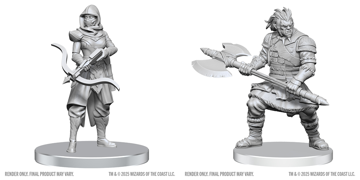 WizKids Unpainted Minis W28