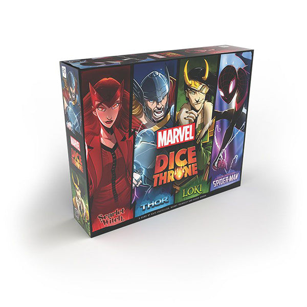 Dice Throne: Marvel 4-Hero Box (Scarlet Witch, Thor, Loki, & Spider-Man)