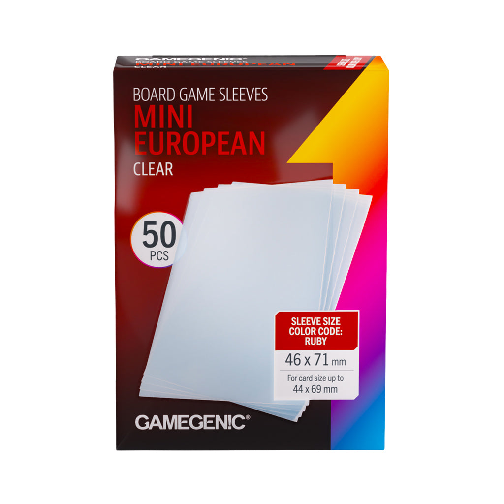 PRIME Sleeves: Mini European (Ruby)