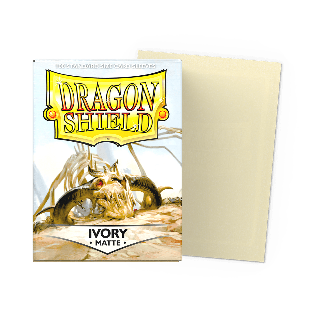 Dragon Shield Sleeves: Standard- Matte Ivory (100 ct.)